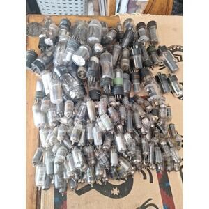 Vintage Vacuum Tube Lot ~160+/- Mixed RCA Sylvania Bendix Radio TV Audio